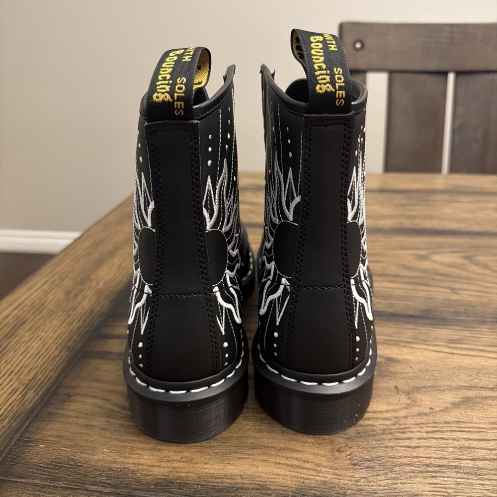 DR. MARTENS 41813001 GENIX_NAPPA_1460_SOLAR_FLAIRE_BLACK 2025 Woman's 11 …G4 - Picture 4 of 6